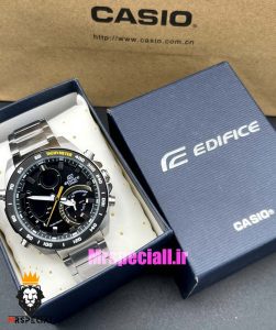 ساعت کاسیو ادیفایس مردانه کرنوگراف استیل صفحه مشکی Casio Edifice ecb-900 021414