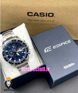 ساعت کاسیو ادیفایس مردانه کرنوگراف استیل صفحه ابی Casio Edifice 021411