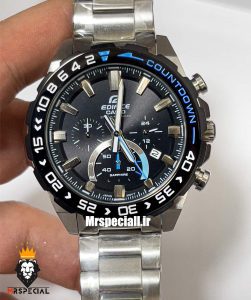 ساعت کاسیو ادیفایس مردانه استیل کرنوگراف صفحه مشکی Casio Edifice 021281
