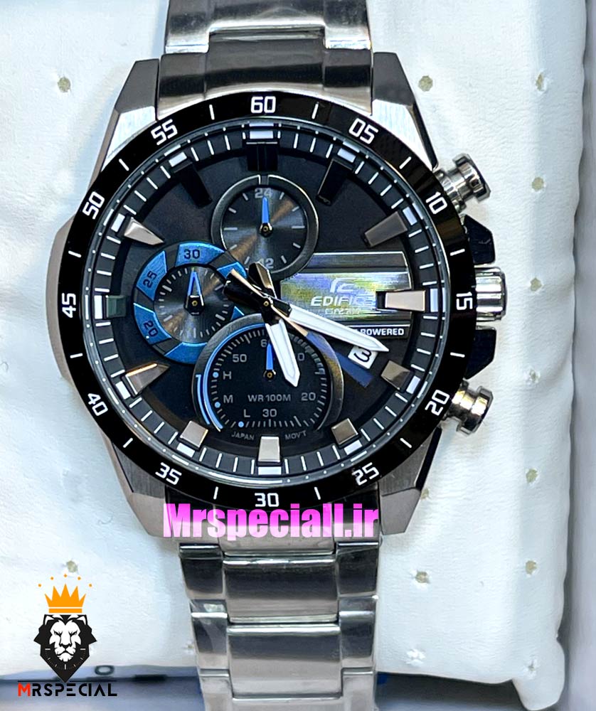 ساعت کاسیو ادیفایس مردانه کرنوگراف استیل صفحه مشکی Casio Edifice 021358