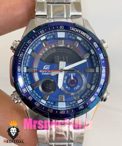 ساعت کاسیو ادیفایس مردانه استیل کرنوگراف صفحه ابی Casio Edifice 020899