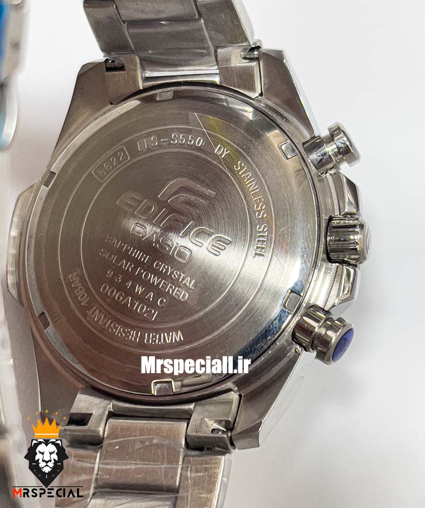 ساعت کاسیو ادیفایس مردانه استیل کرنوگراف صفحه مشکی Casio Edifice 021281