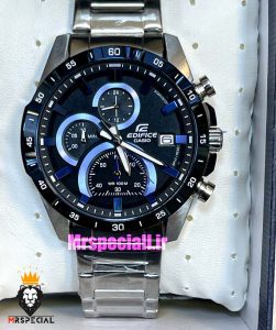 ساعت کاسیو ادیفایس مردانه کرنوگراف استیل صفحه مشکی Casio Edifice 021359 