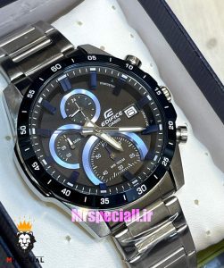 ساعت کاسیو ادیفایس مردانه کرنوگراف استیل صفحه مشکی Casio Edifice 021359 
