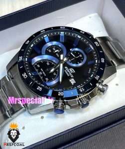 ساعت کاسیو ادیفایس مردانه کرنوگراف استیل صفحه مشکی Casio Edifice 021359 