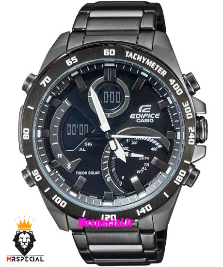ساعت کاسیو ادیفایس مردانه کرنوگراف مشکی صفحه مشکی Casio Edifice 021282