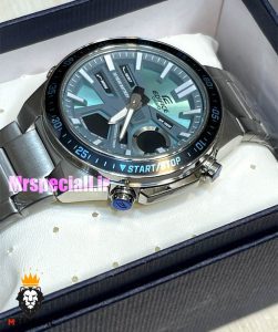 ساعت کاسیو ادیفایس مردانه کرنوگراف استیل صفحه ابی Casio Edifice 021360 