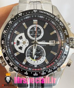 ساعت کاسیو ادیفایس مردانه استیل کرنوگراف صفحه مشکی Casio Edifice 020901