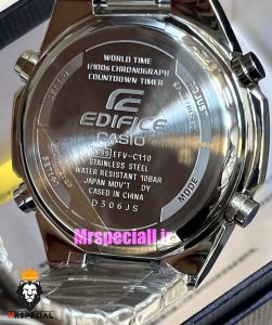 ساعت کاسیو ادیفایس مردانه کرنوگراف استیل صفحه ابی Casio Edifice 021360 