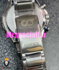 ساعت کاسیو ادیفایس مردانه مدل الفا لیمیتد استیل صفحه مشکی سفید Casio Edifice EQB-1100AT ALPHA 020806