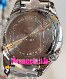 ساعت کاسیو ادیفایس مردانه استیل کرنوگراف صفحه مشکی Casio Edifice 020901