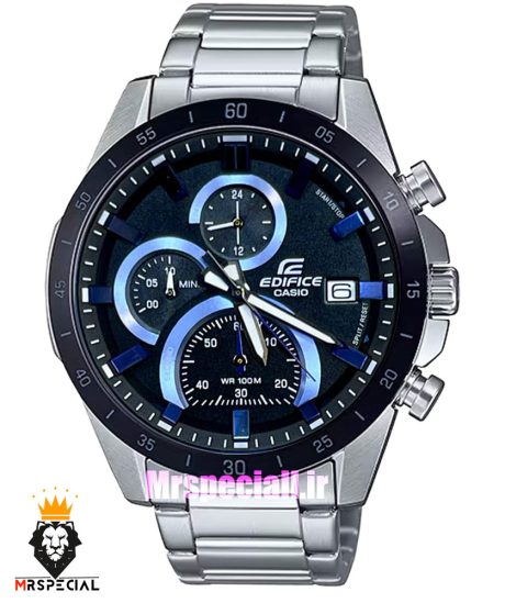 ساعت کاسیو ادیفایس مردانه کرنوگراف استیل صفحه مشکی Casio Edifice 021359