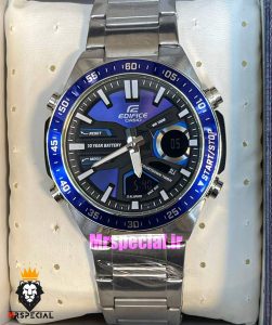 ساعت کاسیو ادیفایس مردانه کرنوگراف استیل صفحه ابی Casio Edifice 021372 