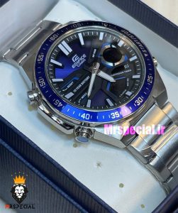 ساعت کاسیو ادیفایس مردانه کرنوگراف استیل صفحه ابی Casio Edifice 021372 