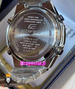 ساعت کاسیو ادیفایس مردانه کرنوگراف استیل صفحه ابی Casio Edifice 021372 