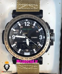 ساعت کاسیو پروترک مردانه صفحه مشکی 021374 Casio ProTrek PRG-600Y-5497-C‏ 