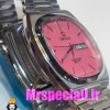ساعت امگا سیمستر زنانه کوارتز استیل صفحه صورتی OMEGA SEAMASTER 020776