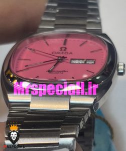 ساعت امگا سیمستر زنانه کوارتز استیل صفحه صورتی OMEGA SEAMASTER 020776 