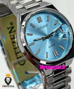 ساعت سیتیزن زنانه مدل سویوسا کوارتز استیل صفحه تیفانی 021325 CITIZEN TSUYOSA 