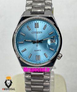 ساعت سیتیزن زنانه مدل سویوسا کوارتز استیل صفحه تیفانی 021325 CITIZEN TSUYOSA 