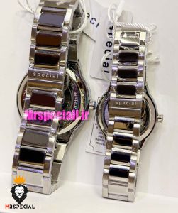ساعت سیتیزن ست مردانه و زنانه اسپشیال اتوماتیک استیل صفحه اسکلتون 021677 CITIZEN SPECIAL