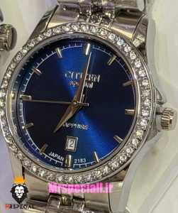 ساعت سیتیزن ست مردانه و زنانه اسپشیال استیل صفحه ابی 021672 CITIZEN SPECIAL 