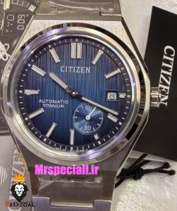 ساعت مچی مردانه سیتیزن اتوماتیک صفحه سورمه ای 021651 Citizen Zenshin 