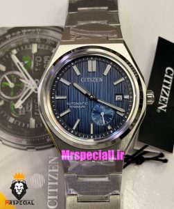 ساعت مچی مردانه سیتیزن اتوماتیک صفحه سورمه ای 021651 Citizen Zenshin 