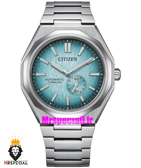 ساعت مچی مردانه سیتیزن اتوماتیک صفحه ابی 021652 Citizen Zenshin