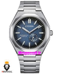 ساعت مچی مردانه سیتیزن اتوماتیک صفحه سورمه ای 021651 Citizen Zenshin