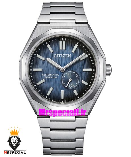 ساعت مچی مردانه سیتیزن اتوماتیک صفحه سورمه ای 021651 Citizen Zenshin