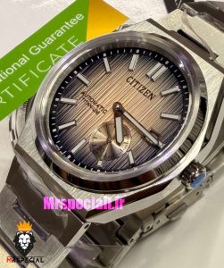 ساعت مچی مردانه سیتیزن اتوماتیک صفحه بژ 021652 Citizen Zenshin 