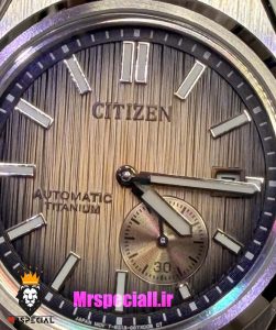 ساعت مچی مردانه سیتیزن اتوماتیک صفحه بژ 021652 Citizen Zenshin 