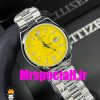 ساعت سیتیزن مردانه مدل سویوسا کوارتز استیل صفحه زرد 020722 CITIZEN TSUYOSA