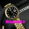 ساعت سیتیزن مردانه مدل سویوسا کوارتز طلایی صفحه مشکی 020734 CITIZEN TSUYOSA