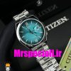 ساعت سیتیزن مردانه مدل سویوسا کوارتز استیل صفحه سبز کله غازی 020732 CITIZEN TSUYOSA