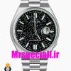 ساعت سیتیزن مردانه مدل سویوسا کوارتز استیل صفحه مشکی خاص 020731 CITIZEN TSUYOSA