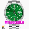 ساعت سیتیزن مردانه مدل سویوسا کوارتز استیل صفحه سبز 020724 CITIZEN TSUYOSA