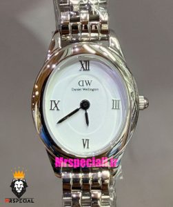 ساعت زنانه دنیل ولینگتون مینی استیل صفحه سفید 021556 Daniel Wellington Ophelia 