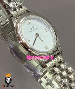 ساعت زنانه دنیل ولینگتون مینی استیل صفحه سفید 021556 Daniel Wellington Ophelia 