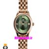 ساعت زنانه دنیل ولینگتون مینی رزگلد صفحه بیضی سبز 021559 Daniel Wellington Ophelia