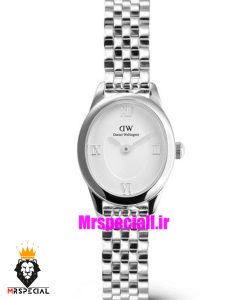 ساعت زنانه دنیل ولینگتون مینی استیل صفحه سفید 021556 Daniel Wellington Ophelia