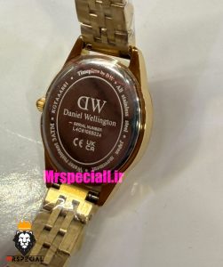 ساعت زنانه دنیل ولینگتون مینی طلایی صفحه بیضی سبز 021557 Daniel Wellington Ophelia 