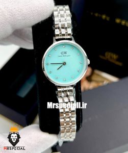 ساعت دنیل ولینگتون زنانه استیل صفحه تیفانی Daniel Wellington 021203 