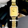 ساعت دنیل ولینگتون زنانه چهارگوش طلایی قاب نگین صفحه صدف طلایی Daniel Wellington 021193