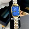 ساعت دنیل ولینگتون زنانه چهارگوش دو رنگ طلایی صفحه ابی Daniel Wellington 021194