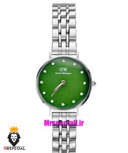 ساعت دنیل ولینگتون زنانه استیل صفحه سبز Daniel Wellington 021202 