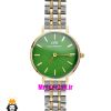 ساعت دنیل ولینگتون زنانه استیل دو رنگ طلایی صفحه سبز Daniel Wellington 01370