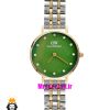 ساعت دنیل ولینگتون زنانه دو رنگ طلایی صفحه سبز Daniel Wellington 021199