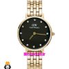 ساعت دنیل ولینگتون زنانه طلایی صفحه مشکی Daniel Wellington 021205